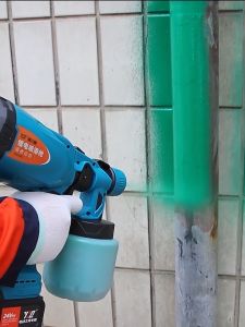 850W Electric Paint sprayer gun cordless Portable Paint Sprayer Rechargeable 1000ML Large capacity Continuous spraying 30000rpm High speed spraying Suitable for Makita batteries