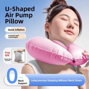 Travel Portable Neck Pillow for Sleeping on Planes and Trains
