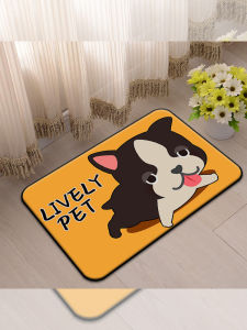 Water Absorbent Door Mat Carpet Entrance Hall Bathroom Home Use Anti Slip Mat for Bedroom Toilet Kitchen Utility Floor Mat