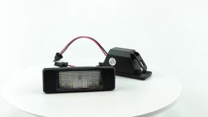 2pcs LED License Plate Lights for Nissan Qashqai J11 Primera P12 Pathfinder R51 X-Trail T31 Juke F15 Micra Versa Infiniti Q50