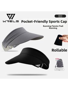 WRELS | Foldable Sweat-wicking Large Brim Running Hat