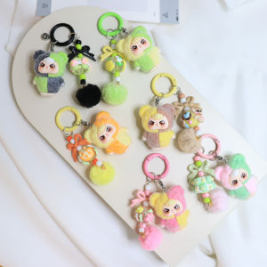 SANDU | Dopamine Color Cute Plush Figure Accessory