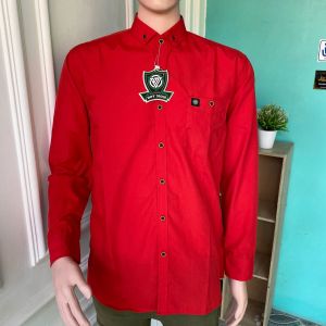 NAVY KEMEJA PRIA LENGAN PANJANG KEMEJA POLOS PANJANG WARNA BIRU NAVI