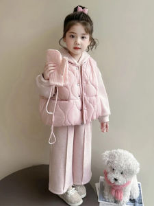 Winter Warmth Hooded Vest and Sweatpants Set 3pc Set