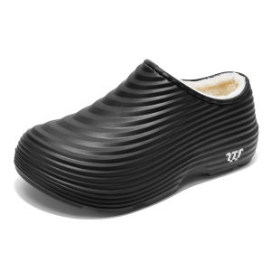 2025 new fashion cotton slippers mens winter warm home cotton shoes waterproof garden shoes indoor non-slip mens shoes 39-46