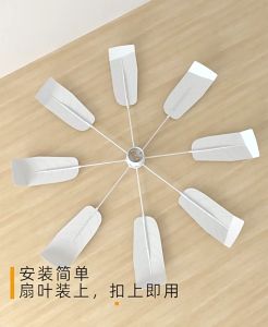 Anti-drop Aircond Guide Fan Cassette Aircon Central Fan 360° Aircond Wind Deflector Central Air Cond Guide Fan