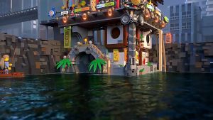 Đồ chơi lắp ráp Ninja Movie 90038 Trung Tâm Trụ Sở Thành Phố Ninja 4867 mảnh