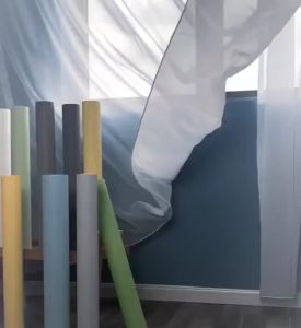 stiker dinding aesthetic Wallpaper Walpaper Stiker Sticker Wallsticker Dinding Tembok Kamar Tidur Ruang Tamu Ukuran 45 cm x 10 meter Motif Segitiga Polka Gelombang