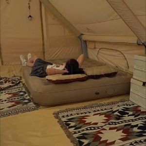 Camping Mattress 2-person Self-inflating Built-in Charge Pump Camping Tent Mattress MTFUJI