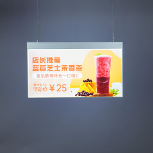 lightbox ceiling led backlit poster advertising display light box hanging lightbox