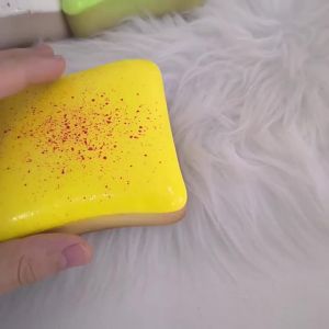 Slow-rebound toast stress-relief squeeze toy - Soft Pinch Ball for Stress Relief Fun