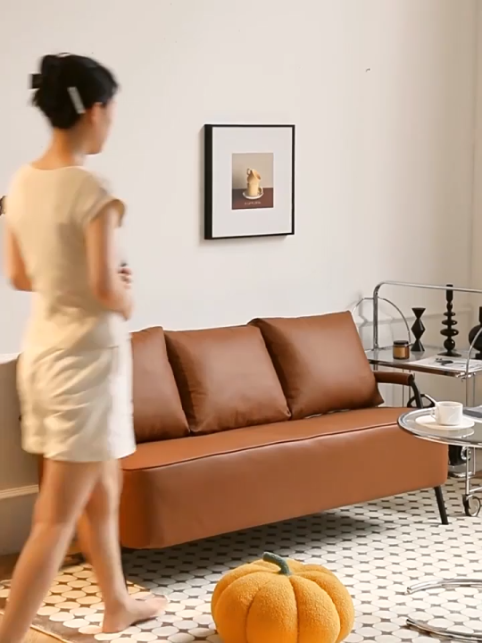 BMZAR Ghế sofa hàng thẳng đơn đôi ba người phòng khách nhỏ đơn giản ...