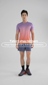 BST Áo thun thể thao nam Graphic chạy bộ chạy trail siêu nhẹ thoáng khí thấm hút mồ hôi tốt Coolmate