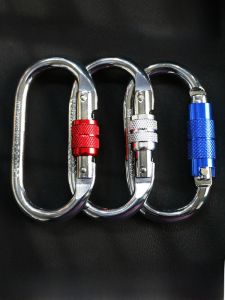 กุญแจหัวเข็มขัดสำหรับเล่นกีฬากลางแจ้งแบบอัตโนมัติ O-Clip สำหรับการปีนเขา สายรัดความปลอดภัย หัวเข็มขัดสำหรับการเดินป่า หัวเข็มขัดสำหรับการตกปลากลางแจ้ง