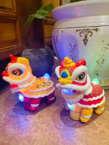 Đồ Chơi Lân Sư Rồng Điện Quốc Hoa - Đèn Nhạc Khớp Cử Động Đồ Chơi Múa Lân Có Hiệu Ứng Âm Thanh Ánh Sáng Sinh Động