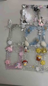 Kpop Ins style photocard acrylic shell card brick DIY transparent photocard protection photocard holder photo frame acrylic photocard holder 卡砖 滴胶卡砖 UV胶卡砖 小卡卡砖 贝壳卡砖 小卡保护套 保护壳 DIY卡砖