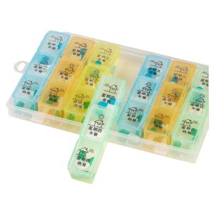 Vilscijon | Weekly 7-Day Medicine Organizer Portable Mini Pill Box