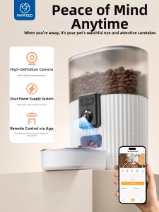 Papifeed | Pet Auto Feeder With Video and Audio Monitoring Smart Food Dispenser