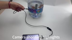 Type-C Endoscope Camera IP67 Waterproof with 6 Adjustable LEDs USB Android Flexible Inspection Borescope for Phone PC 7.0MM