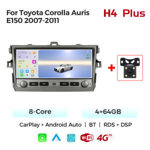 MEKEDE Android OS For Toyota Corolla Auris E140 E150 2007-2011 Car Radio Wireless Carplay Multimedia GPS 2 Din Stereo Head Unit