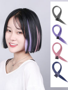 🔥C.three Synthetic Color Wig Piece Invisible Highlighting Hair Extension Piece Female Long Straight False hai