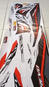 REVO ABS (COD) STIKER STRIPING MOTOR HONDA REVO ABS - STIKER LIST GRAFIK SIMPLE WARNA VARIASI DESAIN RACING HOLOGRAM DAN TRANSPARAN BISA COD IP.KODE-24