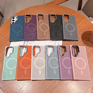 Ốp Lưng Lưới Tản Nhiệt Từ Tính Cho Samsung S26 Ultra / S25 Ultra / S24 Ultra Có Từ Tính - BUM STORE GALAXY CASE