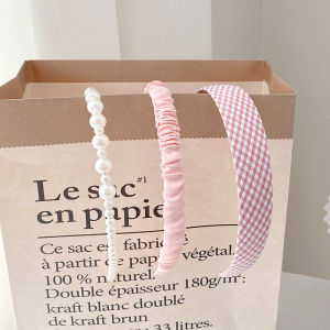 Hàng sẵn có 3Pcs Margarite Thanh Lịch băng đô Thiết Lập Hàn Quốc Retro Bộ khăn quấn đầu Cho Phụ Nữ