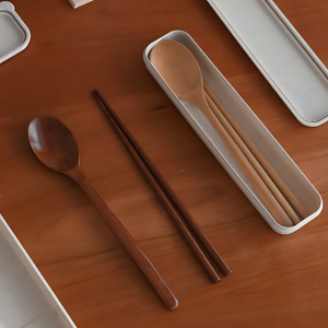 Bộ Thìa Đũa Bằng Gỗ Cầm Tay Phong Cách Nhật Bản Hộp Đựng Đồ Ăn Bằng Gỗ Hộp Đựng Thìa Đũa Hộp Đựng Đồ Ăn Di Động