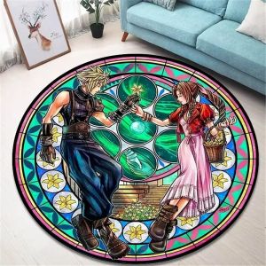 Kingdom Hearts In Hình Hoạt Hình Thảm Tròn Chống Trơn Trượt Sàn Cho Phòng Khách Phòng Ngủ Trang Trí Nhà Quà Tặng Sinh Nhật Cao Su Polyester