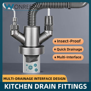 Dapur paip Drainpipe penyambung dapur penulen air Drainpipe penyambung bilik mandi Drainpipe deodoran dan serangga tahan pemasangan cepat tahan lama