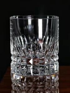 Master Mas Classic Rock Crystal Whiskey Glass High End Foreign Liquor Cup Gift Box Set 230ml Bar Dining Utensils Handmade