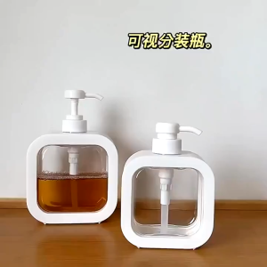 Bình Chiết Dung Dịch 300ml 500ml Có Vòi Nhấn Bình Đựng Nước Rửa Tay Sữa Tắm Dầu Gội Nước Rửa Chén