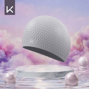Keep | Long Hair Friendly Non-constricting Ear Protection Silica Gel Swimming Cap