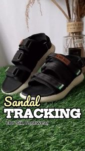 Sandal wanita terbaru 2025 premium gladiator flat angkle strap cewek gunung traveling webbing hitam