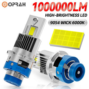 D2S D4S 1:1 Led Headlight LED Bulbs 2000W HID Xenon High Low Beam D2R D4R 9054 CSP 6000K White 12V Canbus No Error Retrofit Kit
