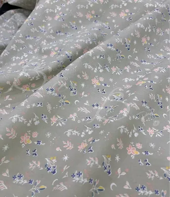 Vải Xô Linen Hoa Nhí Mềm Rũ Khổ 1m50