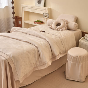 Elegant Minimalist Chinese Style Beauty Salon Massage Bed Cover Four-Piece Set Luxury Lightweight New Design Bedding Covers