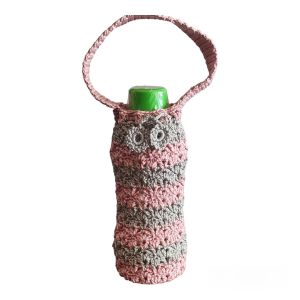 Sarung botol minum rajut tas botol cover termos Tumbler 600 ml