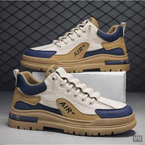 Naisi Select Mens Parla Shoes 2025 New Style Casual Sports Workwear Low Top round Toe Breathable Comfortable Leather Sneakers