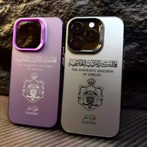 J-Jordan passport Phone Case For iPhone 17 16 15 14 13 12 11 Pro Max Designer Matte Laser Aurora Funda Phone Case