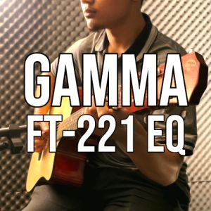 Gamma 41" Acoustic Guitar w 3 Band EQ with tuner FT-221-EQ / Semi Acoustic ( FT221-EQ / FT-221-EQ / FT 221 EQ )