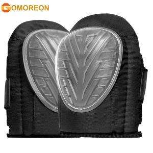 Professional Gel Knee Pads for Work with Soft Foam and Gel Cushion - Heavy Duty Cap Adjustable Straps & Military Grade Rivets
