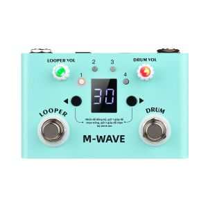 M-VAVE | Bàn Đạp Hiệu Ứng Guitar M-VAVE Tích Hợp Mô-đun Chỉnh Âm Looper Máy Đánh Trống Bàn Đạp Đa Hiệu Ứng Dành Cho Luyện Tập Và Biểu Diễn Guitar