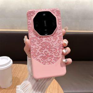 Case for Honor Magic6 Pro Magic 6 Pro Retro Dragon Embossed Leather Phone Back Cover Camera Fine Hole Protection Anti-fingerprint Anti-drop Shockproof Protective Case
