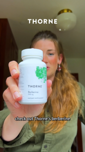 Thorne Berberine 60 Capsules For Blood Sugar Cardiovascular Cholesterol & Metabolic Support Healthy Gut Microbiome