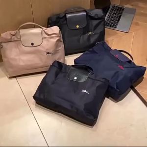 100% Original LONG CHAMP Store L2182 Le Pliage Club Laptop Bags Briefcases Long Champ Bags Size: 37*28*8cm