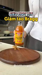 [MỚI VỀ] Giấm Táo Hữu Cơ Bragg Có Giấm Cái Nhập Chính Hãng Mỹ Thức Uống Healthy Eatclean (Việt Thái Organic)