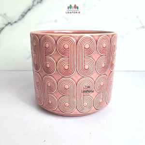 The Leaferie 70s plant pots. Ceramic flowerpot . flowerpots . flower pot . planter . planters