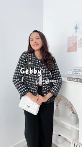 ELYCLOTH | GEBBY CARDIGAN | CARDIGAN RAJUT WANITA PREMIUM FURY KNIT